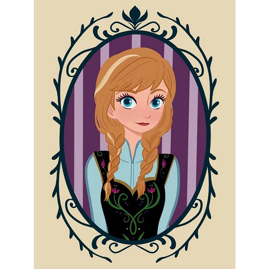 Disney Princess-Princess Anna - Full Square Drill Diamond Painting 30*40CM