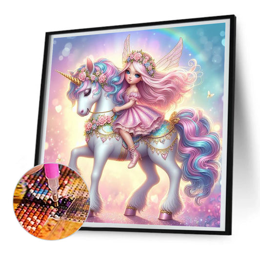 Angel Girl - Full Round Drill Diamond Painting 30*30CM