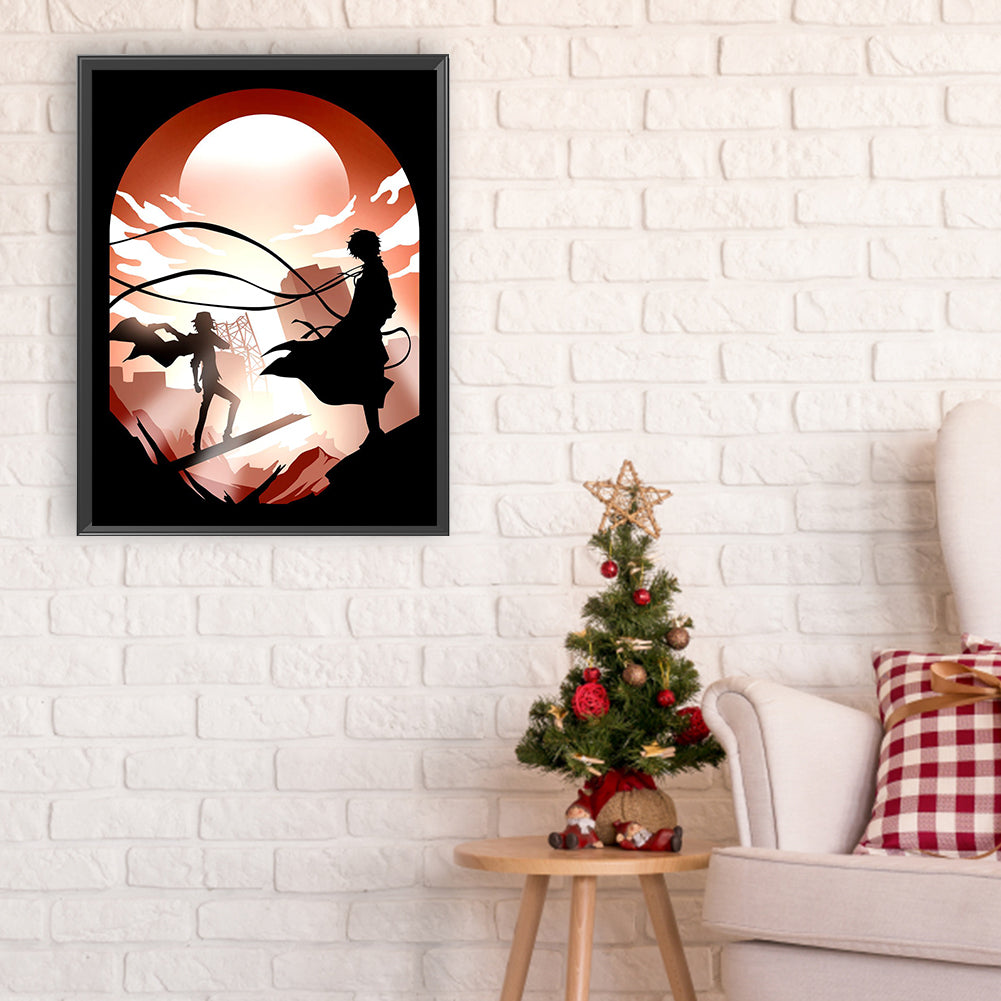 Osamu Dazai - Full Round Drill Diamond Painting 30*40CM