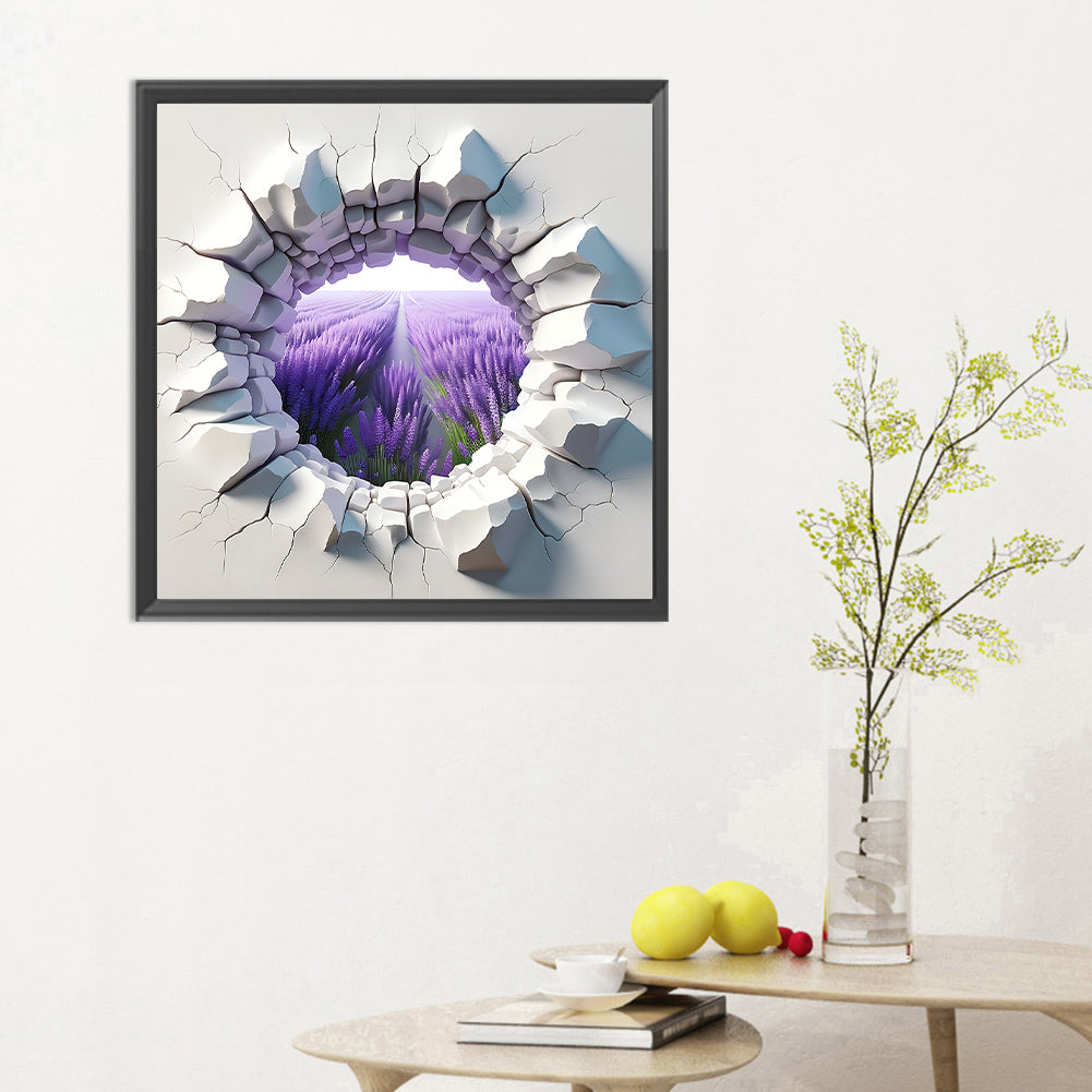 Garden Outside Wall - Full Round Drill Diamond Painting 30*30CM