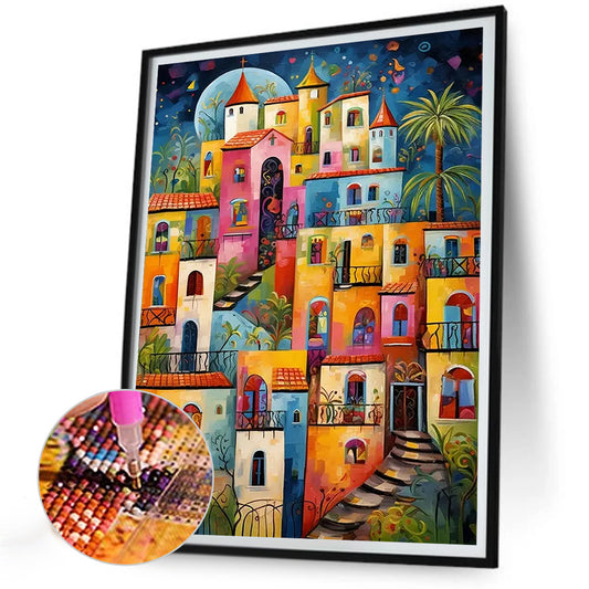 Color House - Full Round Drill Diamond Painting 30*40CM