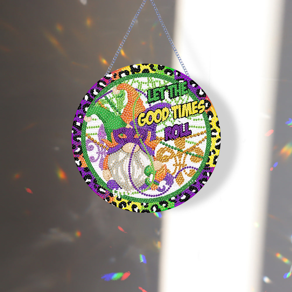 St. Patrick Party Mask 5D DIY Diamond Painting Dots Pendant for Home Wall Decor