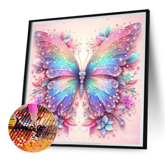 Fantasy Butterfly - Full Round Drill Diamond Painting 30*30CM
