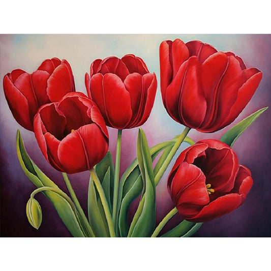 Tulip - Full Square Drill Diamond Painting 40*30CM