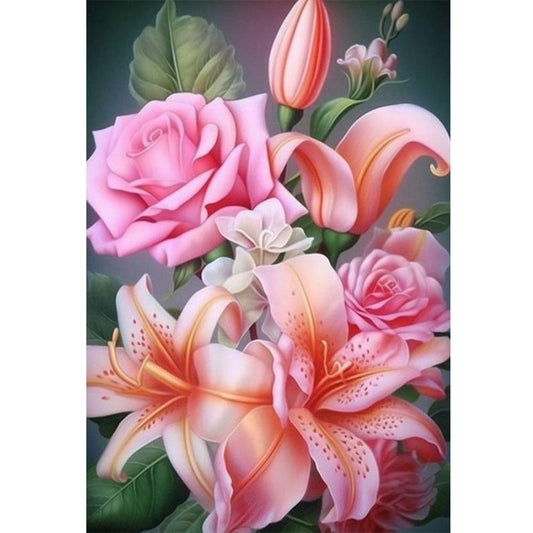 Lily - 11CT Stamped Cross Stitch 40*60CM