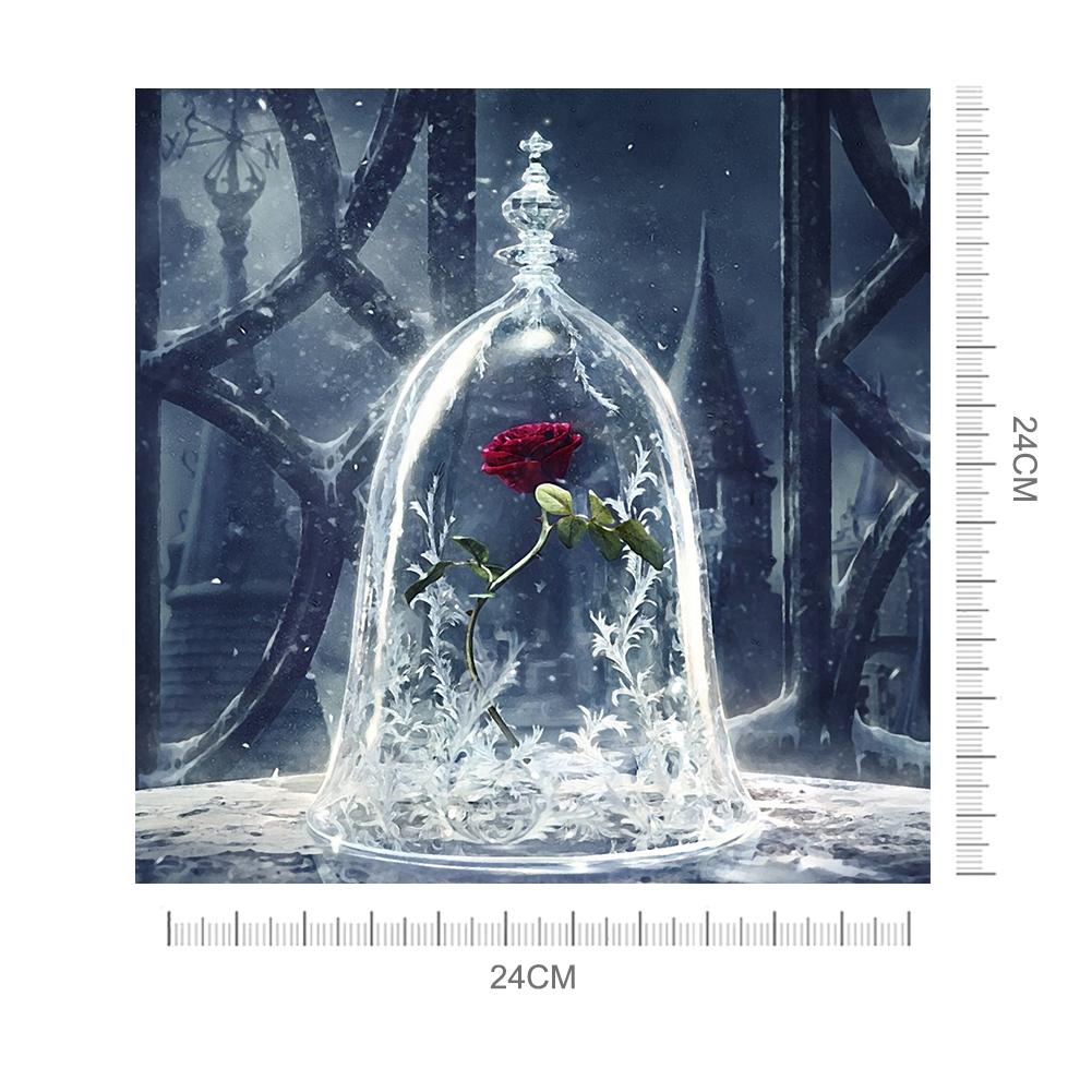 Rose - Full Round Drill Diamond Painting 30*30CM