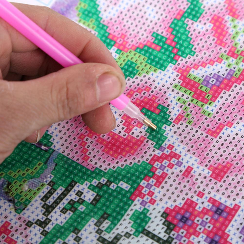 Rose Flowers - Full Round Drill Diamond Painting 30*30CM