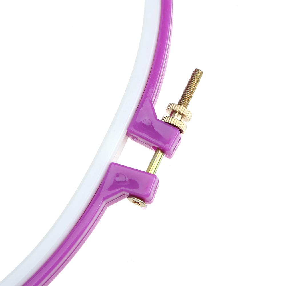 5pcs Plastic Cross Stitch Embroidery Hoop Ring Craft Sewing Machine Frame