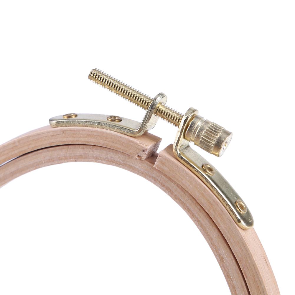 Beech Cross Stitch Machine Frame Embroidery Hoop Ring Sewing Craft Tool(L)
