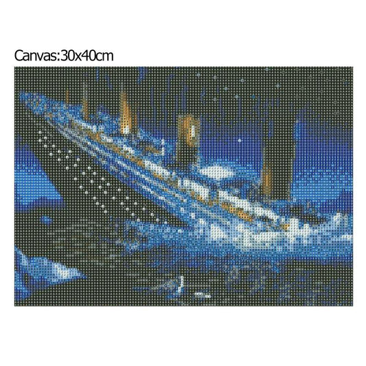 Titanic - Full Round Drill Diamond Painting 30*40CM
