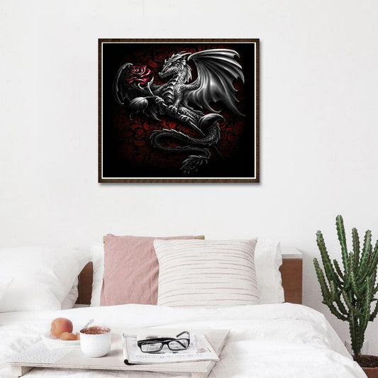Dragon - Full Round Drill Diamond Painting 30*35CM