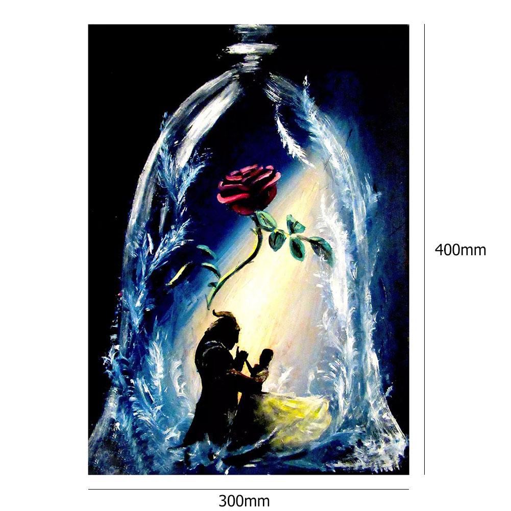 Rose - Full Round Drill Diamond Painting 30*40CM