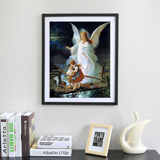 Angel Kids - Full Round Drill Diamond Painting 30*40CM