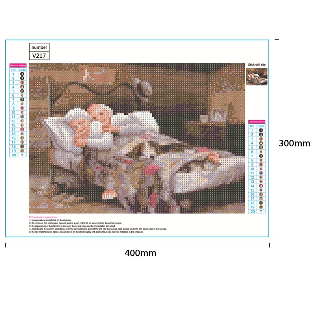 Happy Couple - Full Round Drill Diamond Painting 40*30CM