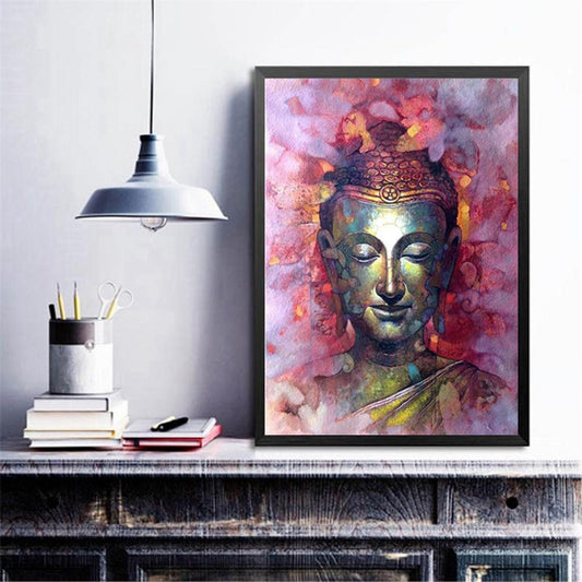 Buddha Statue - Full Square Drill Diamond Painting 40*30CM