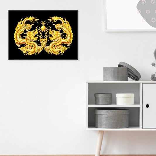 Dragons - Full Round Drill Diamond Painting 40*30CM