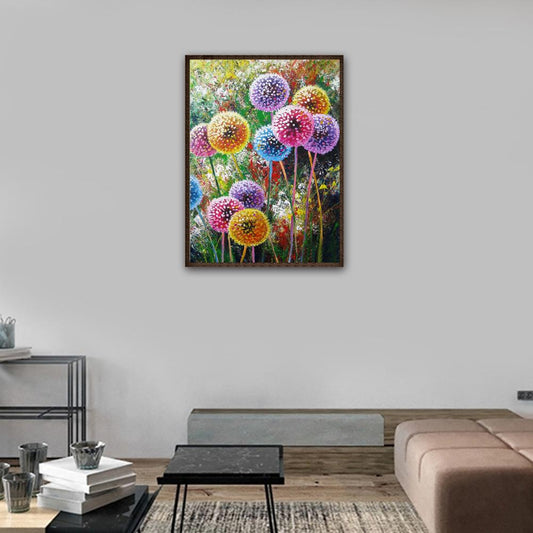 Dandelion - Full Round Drill Diamond Painting 30*40CM