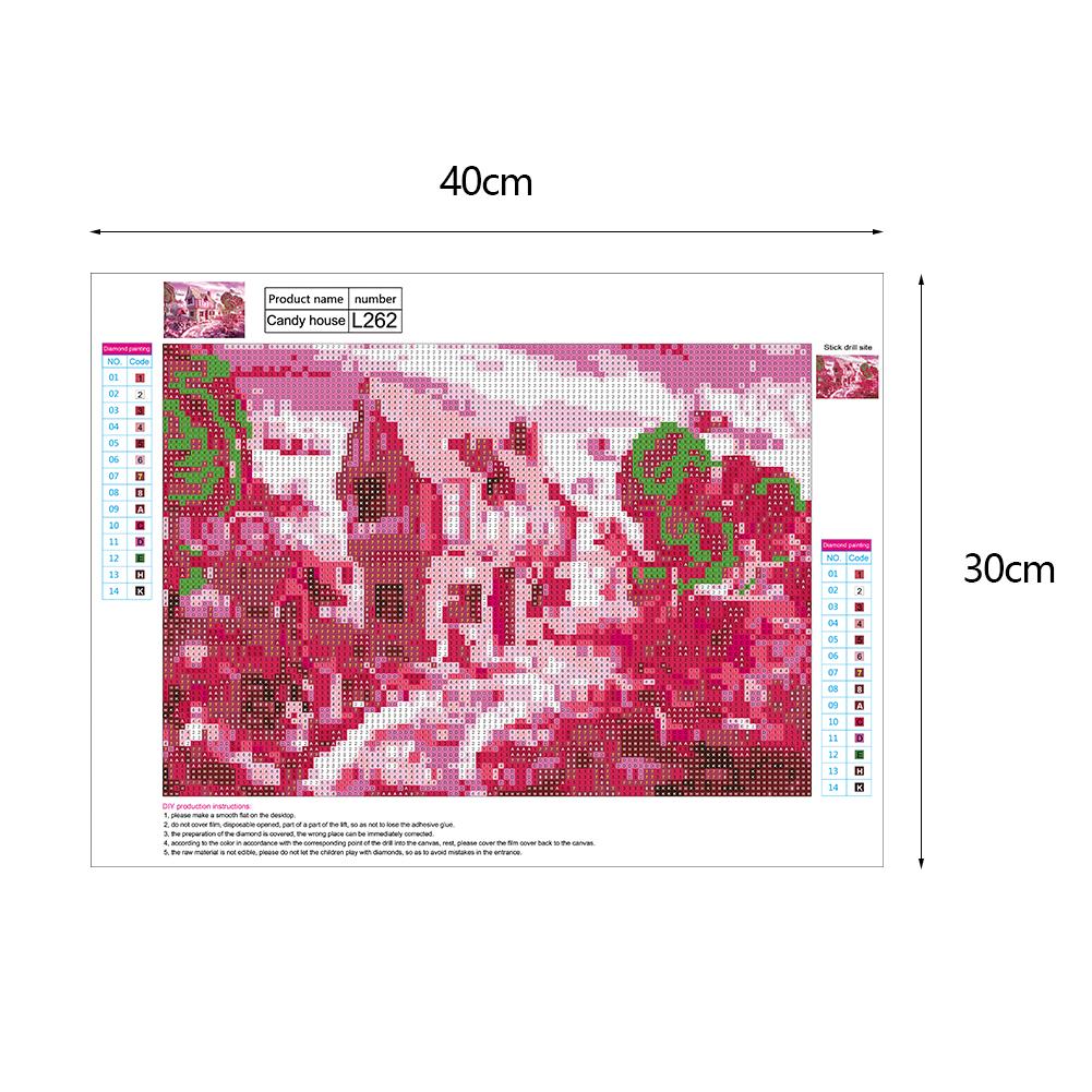 Candy Stick - Full Round Drill Diamond Painting 40*30CM