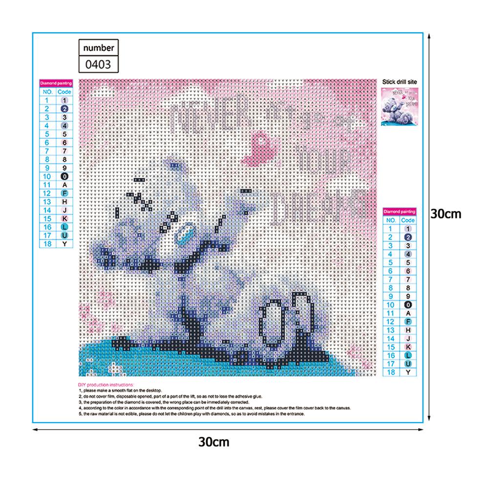 Bear - Full Round Drill Diamond Painting 30*30CM