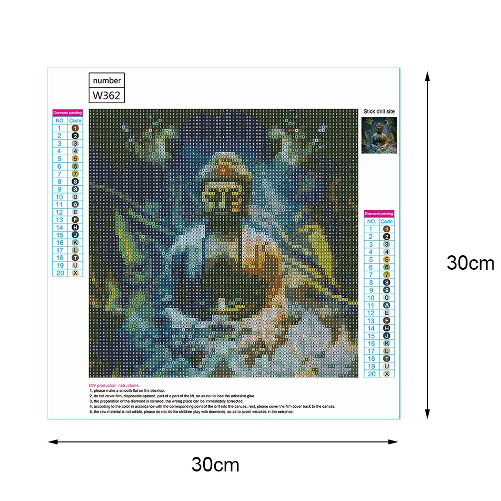 Buddha - Full Round Drill Diamond Painting 30*30 CM