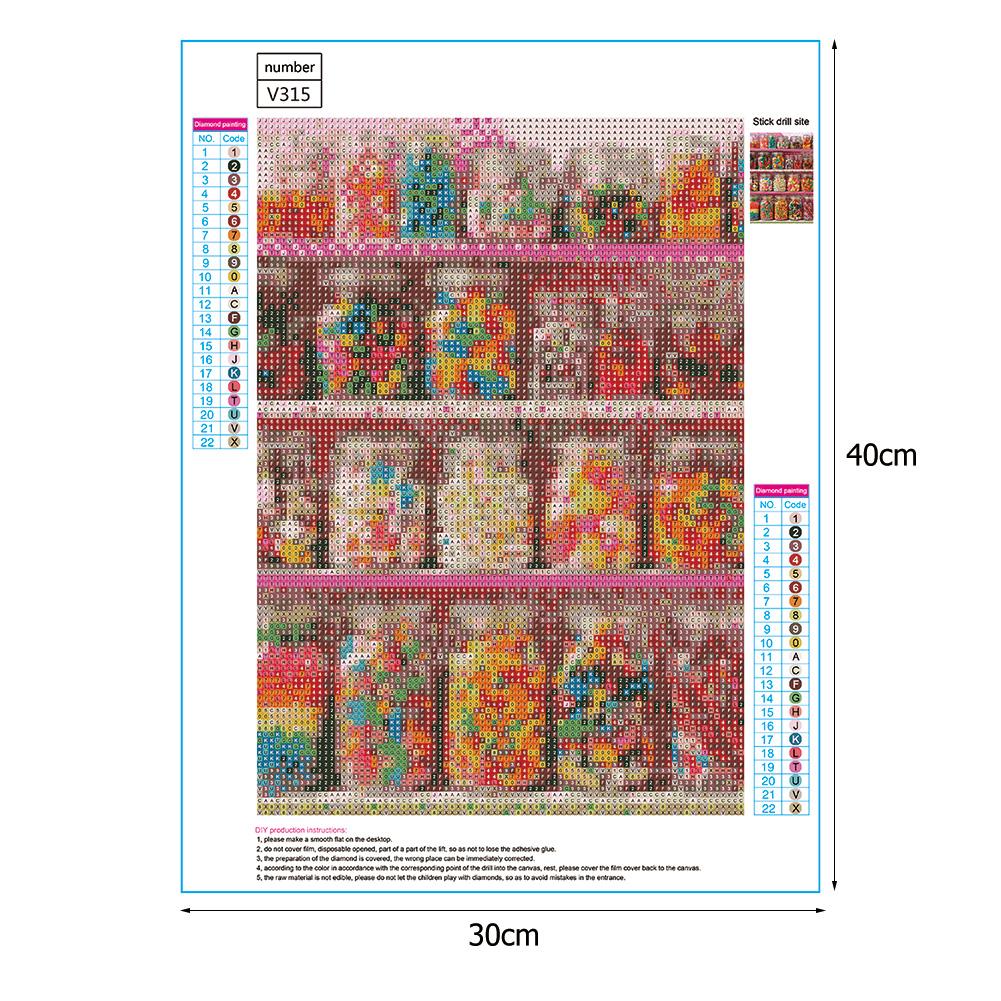 Candy - Full Round Drill Diamond Painting 30*40CM