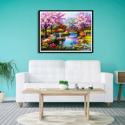 Park View - Full Round Drill Diamond Painting 40*30CM