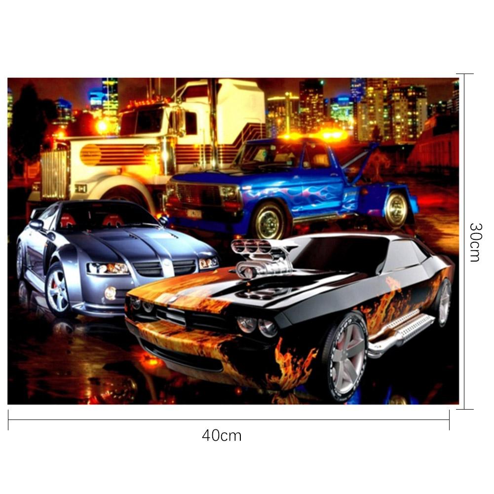 Car - Full Round Drill Diamond Painting 40*30CM