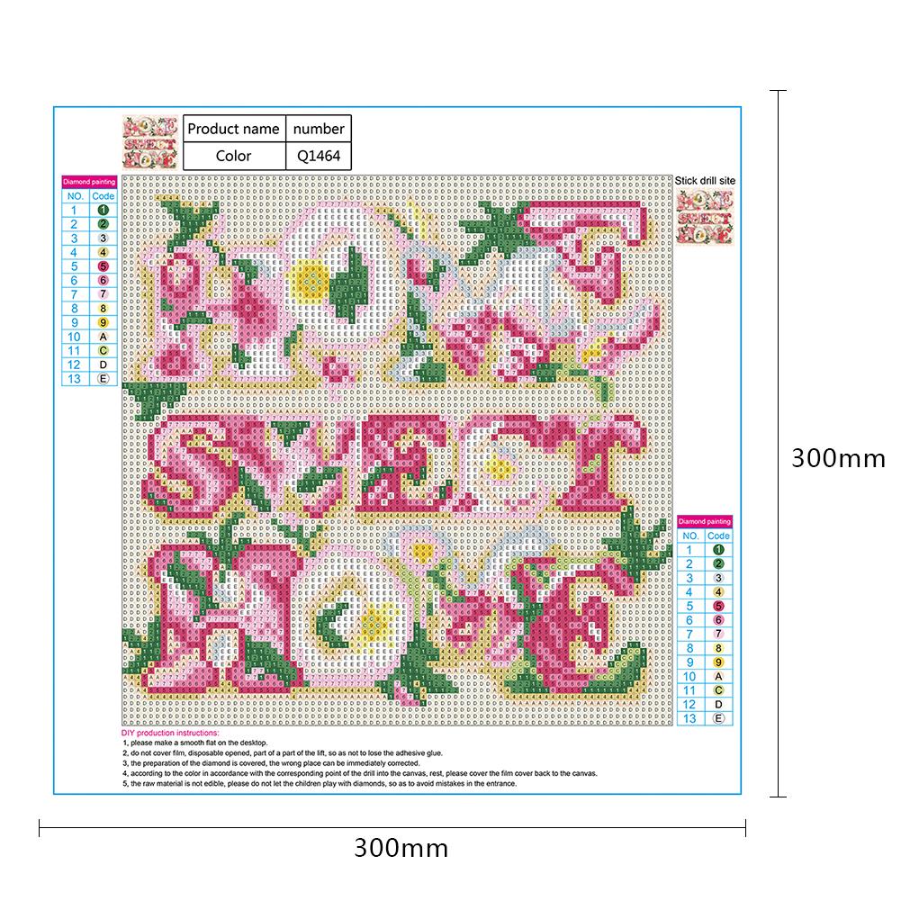 Sweet - Full Round Drill Diamond Painting 30*30CM