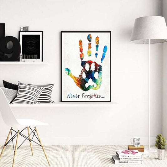 Forever Hand - Full Round Drill Diamond Painting 40*30CM