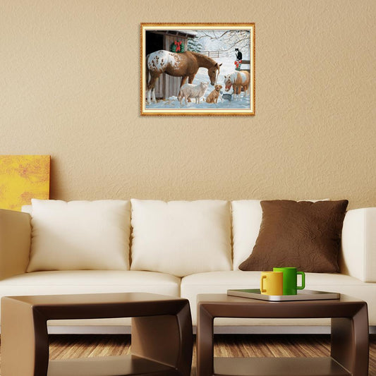 Wonderful World - Full Round Drill Diamond Painting 40*30CM