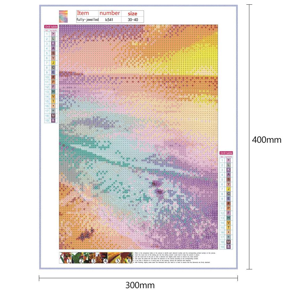 Seaside View - Full Round Drill Diamond Painting 30*40CM