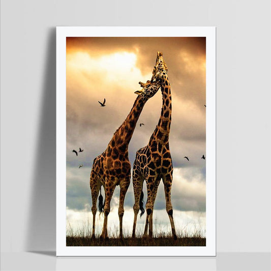 Giraffe - Full Round Drill Diamond Painting 30*40CM