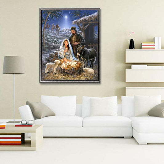 Shepherd - Full Round Drill Diamond Painting 40*30CM