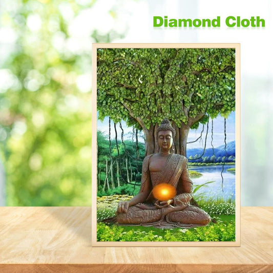 Buddha Statue - Full Round Drill Diamond Painting 30*40CM
