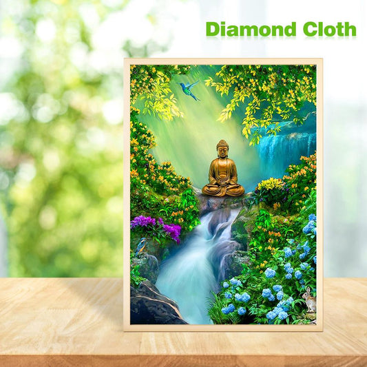 Buddha Statue - Full Round Drill Diamond Painting 30*40CM