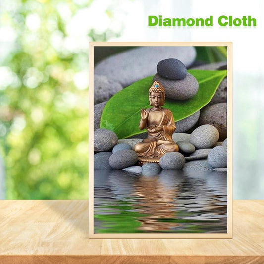 Buddha Statue - Full Round Drill Diamond Painting 30*40CM
