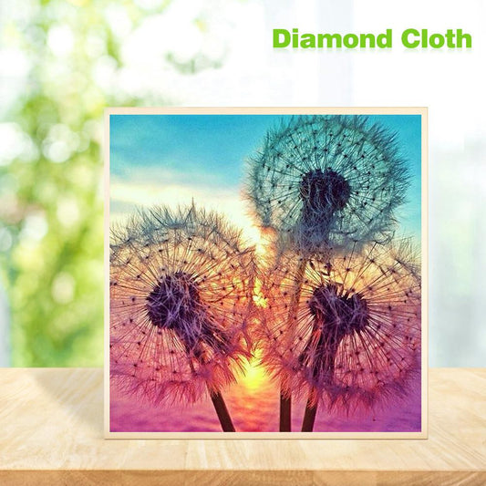 Dandelion - Full Square Drill Diamond Painting 30*30CM