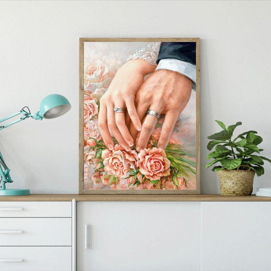 Lovers - Full Round Drill Diamond Painting 30*40CM