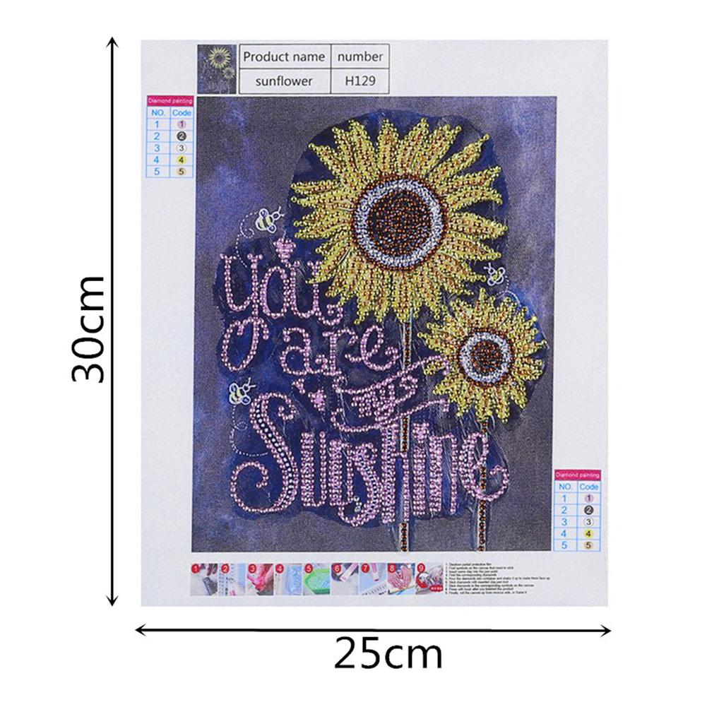 Home Decor - Special Shaped Drill Diamond Painting 34*40CM