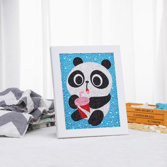 Cartoon Kids - Special Shaped Drill Diamond Painting 20*15CM