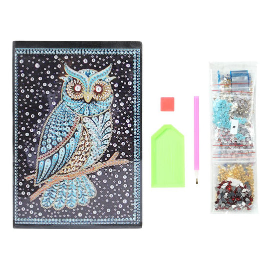 DIY Bird Special Shaped Diamond Painting 60 Pages A5 Notebook Diary Book