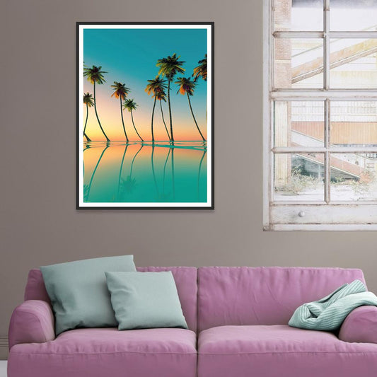 Sea View - Full Round Drill Diamond Painting 30*40CM