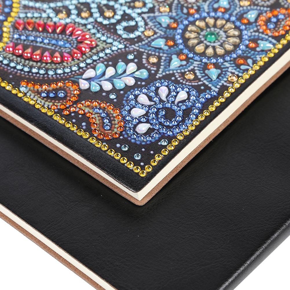 DIY Mandala Special Shaped Diamond Painting 50 Sheets A5 Office Notebook