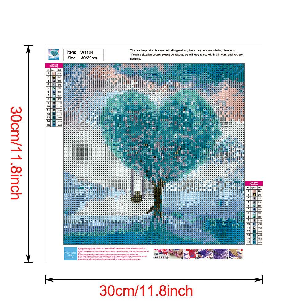 Love Tree - Full Round Drill Diamond Painting 30*30CM