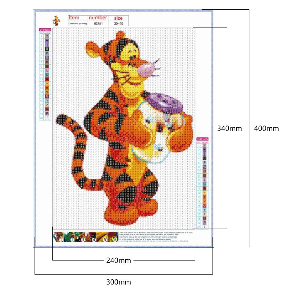 Winnie - Full Round Drill Diamond Painting 30*40CM