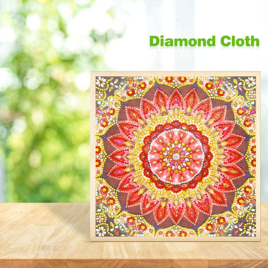 Flower - Special Shaped Drill Diamond Painting 30*30CM