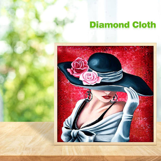 Beauty - Full Round Drill Diamond Painting 30*30CM