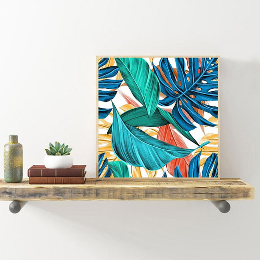 Leaves - Full Round Drill Diamond Painting 30X30CM