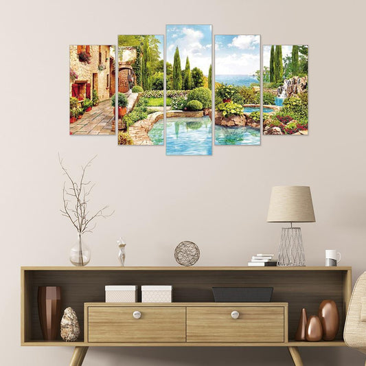 Manor - Full Round Drill Diamond Painting 95*45CM