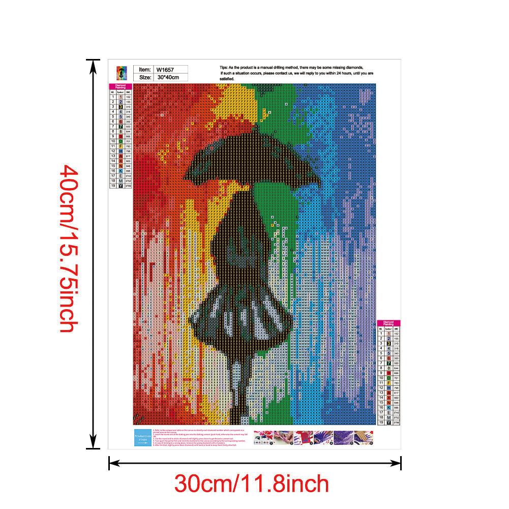 Girl - Full Round Drill Diamond Painting 30*40CM